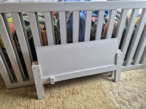 Aldi Mamia Grey Cotbed and Matching Changing Table - Picture 5 of 7