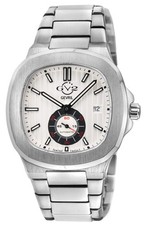 Potente Silver/White ,Silver band, Swiss Automatic Dress Watch White Dial Wris