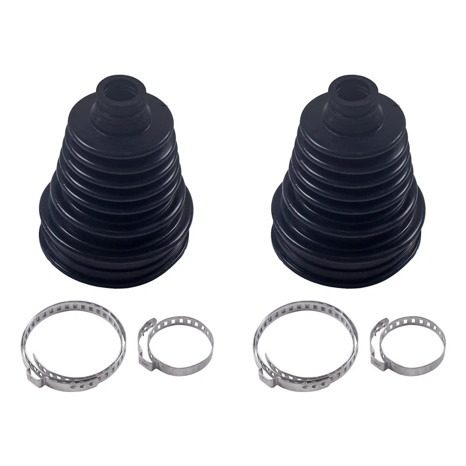 Universal Black Constant Velocity Dust Cover Drive Shaft CV Joint Boot Kit 1Pair - Изображение 3 из 4