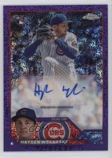 2023 Topps Chrome Update Purple Speckle Refractor /299 Hayden Wesneski Auto 11ur