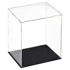 Acrylic Clear Display Case Box Dustproof Protection Showcase 20x15x25cm