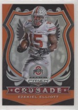 2020 Panini Prizm Draft Picks Crusade Orange Prizm Ezekiel Elliott #50 00iv