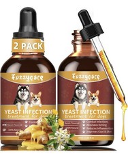 2Pack Natural Yeast Infection Treatment for Dogs, Dog Ear Infection Treatment