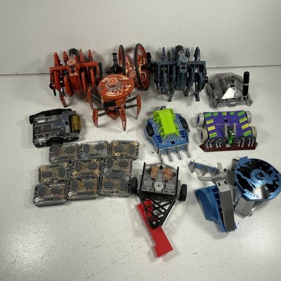 Hexbug BattleBots Lot 9 Bots & 9 Remotes As Is Untested Parts