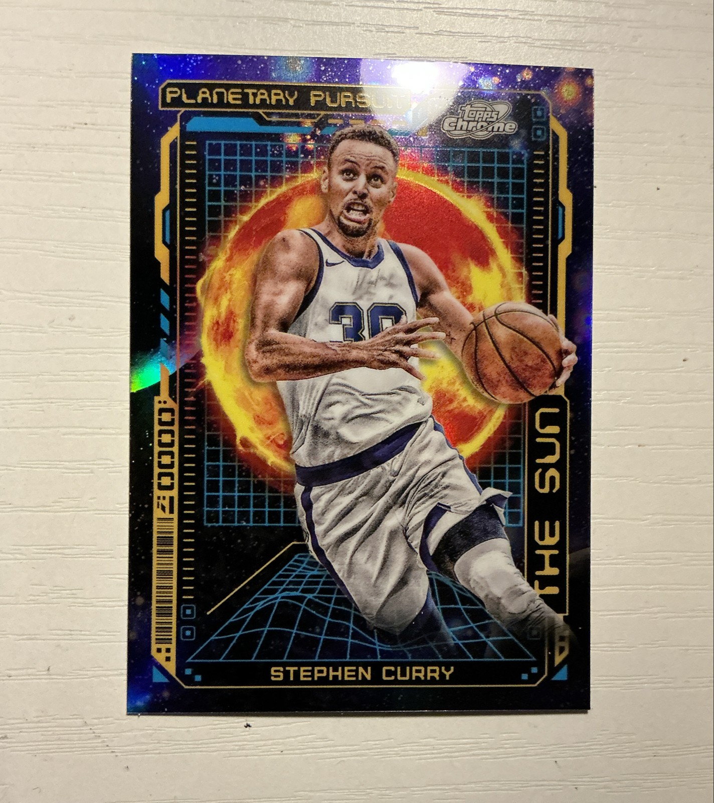 2023-24 Topps Cosmic Chrome - Planetary Pursuit Stephen Curry #PPS-2 Sun
