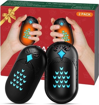 Sanfant Handwärmer Wiederaufladbar 2er Pack Wiederverwendbar Elektrisch Tragbar USB Hand