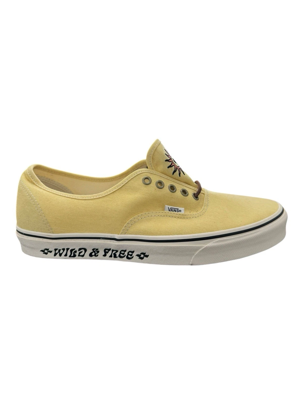 Scarpe sneakers uomo Vans Authentic VN0A5KS96PK tela gialla stile di vita 13