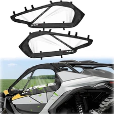 For Can am Maverick R 2 Door 2024 2025 Soft Cab Enclosure Side Window Upper Door