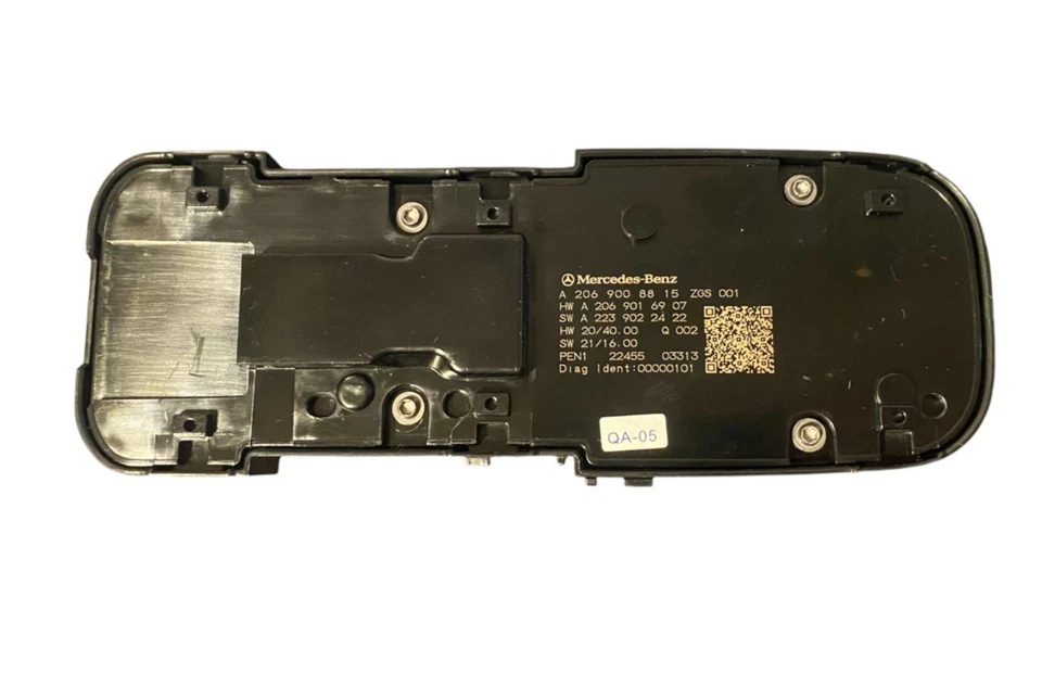 Unidad de control interruptor ventana conductor 13-26 Mercedes-Benz C300 C43 C63 S E AMG fabricante de equipos originales Foto 4 de 4
