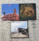 Rush A Farewell To Kings, Hemispheres, Caress Of Steel Lot Vinyl LP 75, 77, & 78