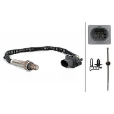 6PA 358 103-251 HELLA Sonda lambda con lamiera termoisolante, davanti al catalizzatore, riscaldato FORD FUSION, FIESTA | Inserisca subito un ordine