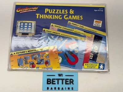 GeoSafari (EI-8714) Puzzles Thinking Games Learning Expansion Pack Cards