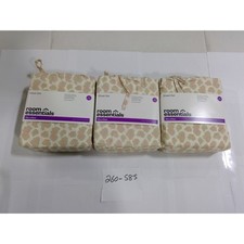 Set lenzuola Room Essentials matrimoniale XL rosa marrone Ikat microfibra NUOVO 3 pezzi biancheria da letto