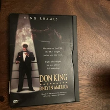 Don King: Only in America DVD Ving Rhames HBO Biopic Boxing Drama Like NEW Oop