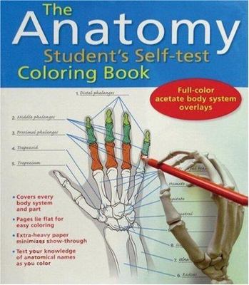 Anatomy Student's Self-Test Coloring- Kurt Albertine PhD, 0764137778, spiral-bou