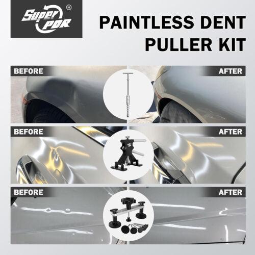 PDR Car Body Dent Puller Glue Gun Tool Paintless Hail Damage Remover Repair Kit - Foto 2 di 27