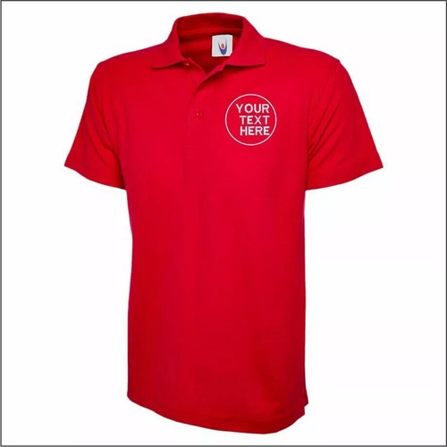 Custom Embroidered Polo Shirt Uneek UC102 Personalised Text Workwear Poloshirt T - Picture 9 of 14