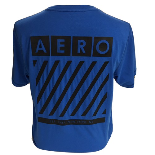 Aeropostale Men’s Tee Shirt Size Medium Blue Short Sleeve - Picture 3 of 7
