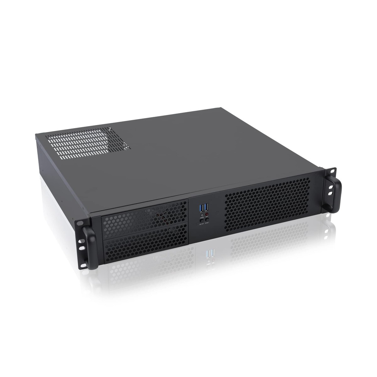 RackChoice 2U Micro ATX Compact Rackmount 2 x 5.25 Chassis Support