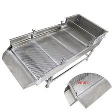 6mm Electric Linear Vibrating Screen Single Layer Seiving Machine 220V 120W