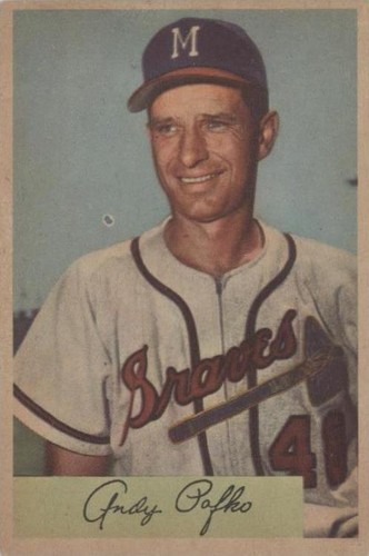 1956 Topps #312 Andy Pafko Braves EX-MT (6) | eBay