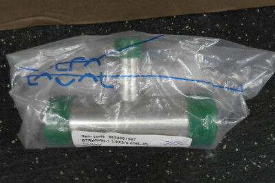 TRI CLOVER B7RWWW 1½ x ¾'' 316L-PL REDUCING TEE SANITARY FITTING