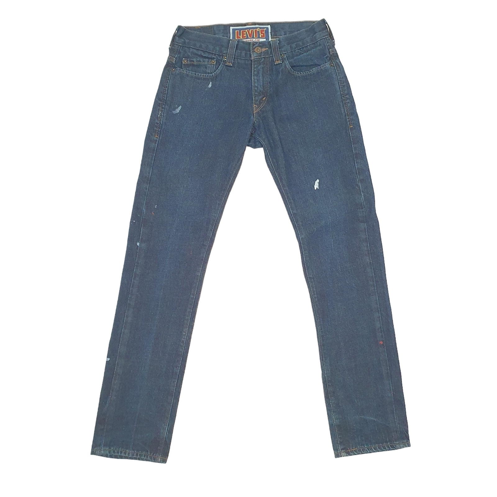LEVIS 511 Jeans Slim Fit Blue Denim Trousers Mens W30 L32 image 2