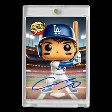 (3) Shohei Ohtani #17 2025 Los Angeles Dodgers Facsímile Auto Custom Funko Cards