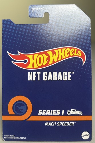 Hot Wheels Garage Series 1 Mach Speeder NFTGarage Physical Diecast 1 Of 1,200 - Picture 4 of 6