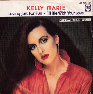 -0120- Kelly Marie - Loving Just For Fun- 7''-Vinyl-Single -vg++