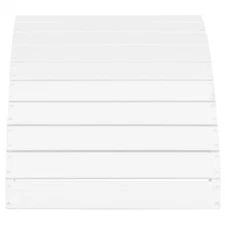 SAFAVIEH Outdoor Collection Mopani Ottoman | White |