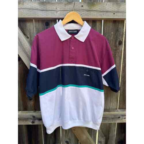 Vintage Pierre Cardin Mens Polo Shirt Medium Bloc… - image 1