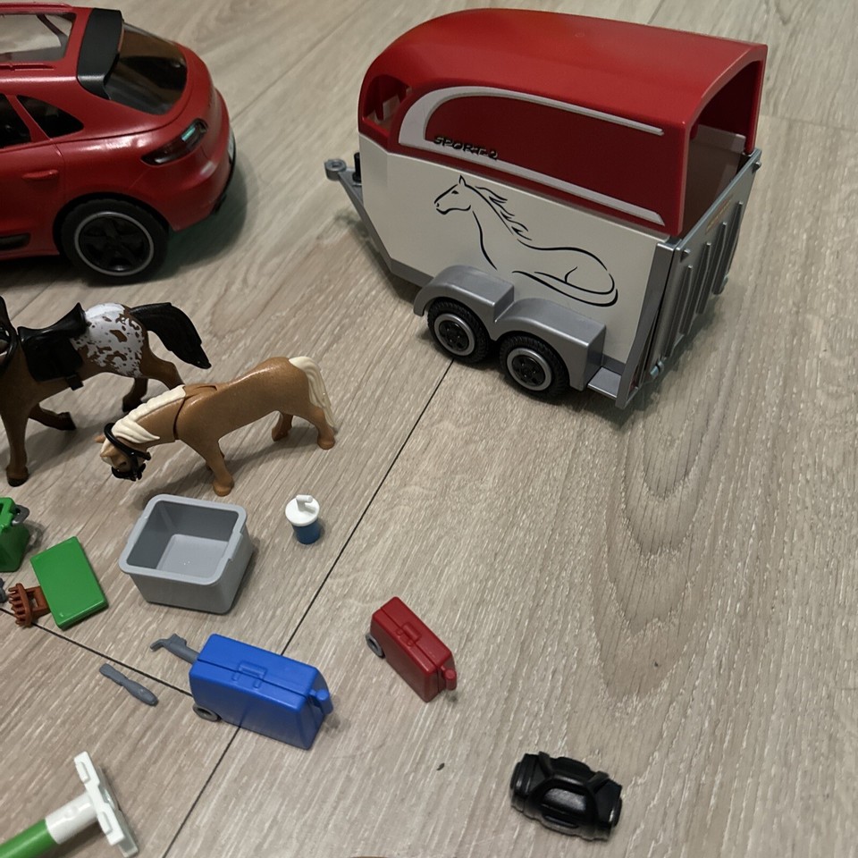 Playmobil Porsche Macan GTS with Horse Trailer eBay