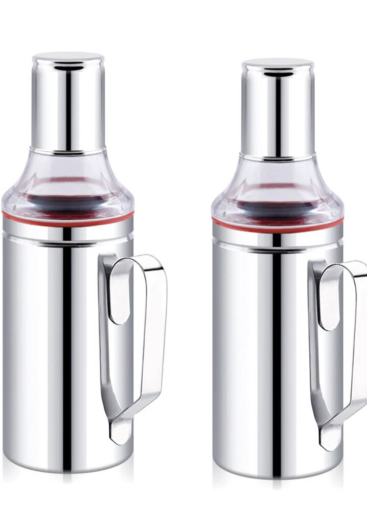 KitchenCraft World of Flavours Vinegar / Olive Oil Dispenser 2 Bottles