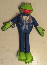 Blockbuster Video 1998 6.5" Tall Kermit Stuffed Plush Vintage Collector Toy GUC