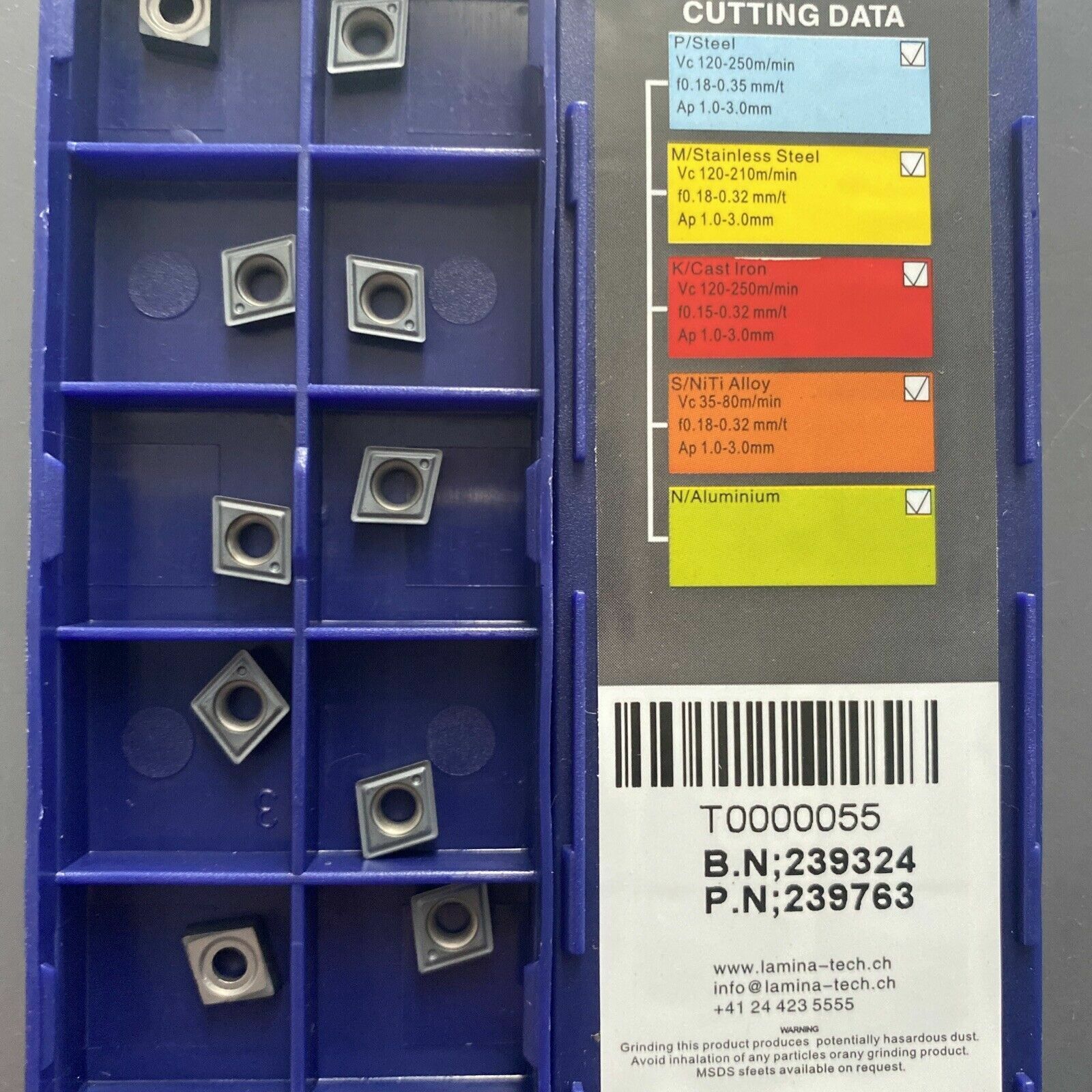 30pcs CCMT060204 NN CCMT21.51 Carbide Turning Insert For Steel,S