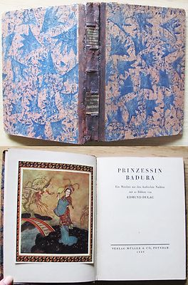 PRINZESSIN BADURA - EIN MARKEN AUS DEN ARABISCHEN... Ed MULLER 1920 Ill. DULAC*
