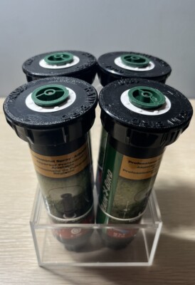 Rain Bird 1804AP8 Adjustable Pop Up Sprinkler Black 4pk