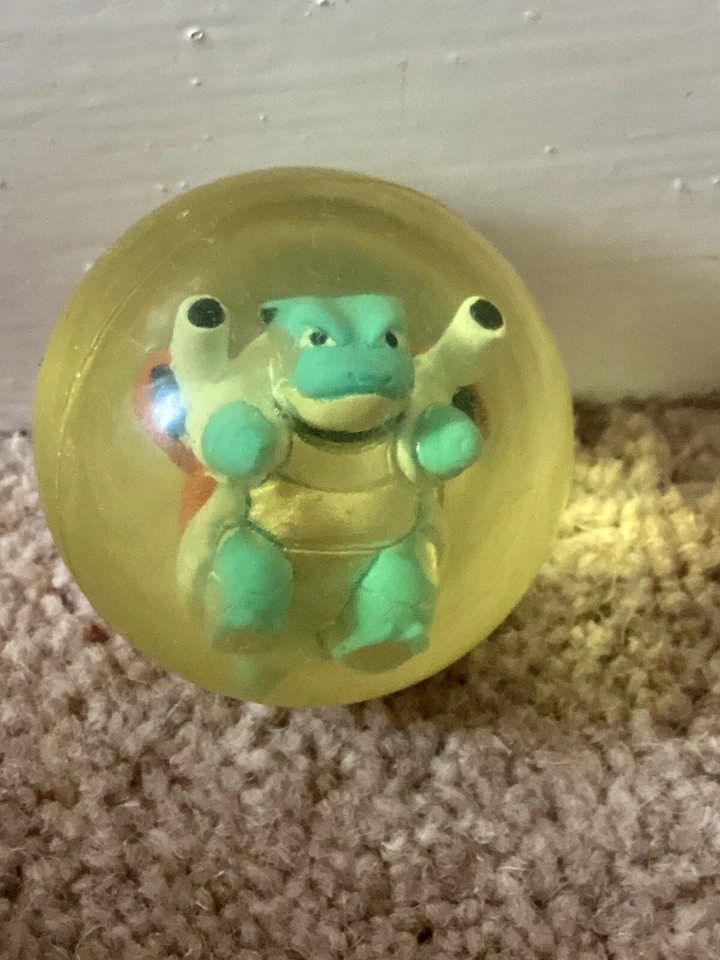 De colección Pokemon Blastoise Bouncy Super Balls Tomy 1997 Juguetes Coleccionables De Colección Foto 4 de 4