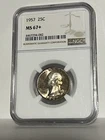 1957 25c Washington Quarter NGC MS 67+ Super PQ Coin