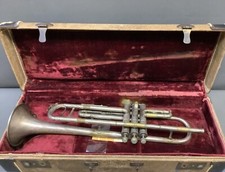 Vintage Pan American silver trumpet. USA. Very Good Condition for its age.