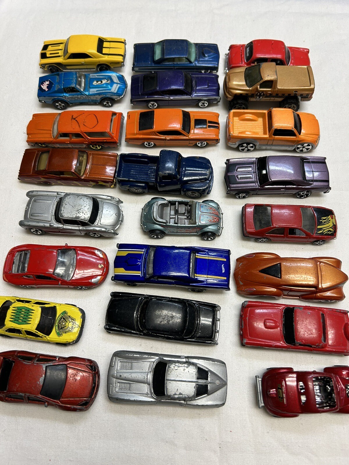 Lot of 24 metal Cars / Vehicles; Matchbox, Hot Wheels, Used eBay
