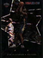 2020-21 Hoops #24 Zion Williamson Lights Camera Action Purple