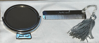 Judith Leiber Vintage Sets of mirror & fine comb Judith Leiber GOLDPLATED Accessories Mirror & Comb SET Made  main image 2