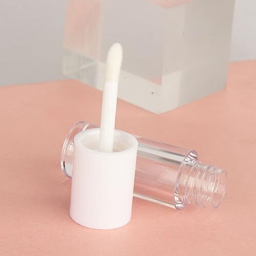 40PCS Empty White Mini Lip Gloss Tubes 2.5ml 0.08 OZ lipgloss Tube with Wand ... - Picture 8 of 9
