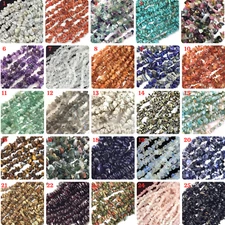 Natural Gemstone 5-8mm Chip Beads 32'' Lapis Hematite Turquoise Malachite Coral