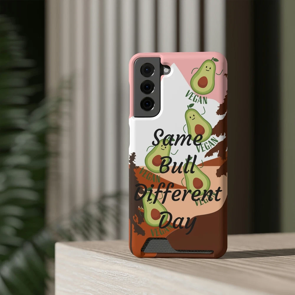 Slim Protective Phone Case with Built-in Card Holder  
