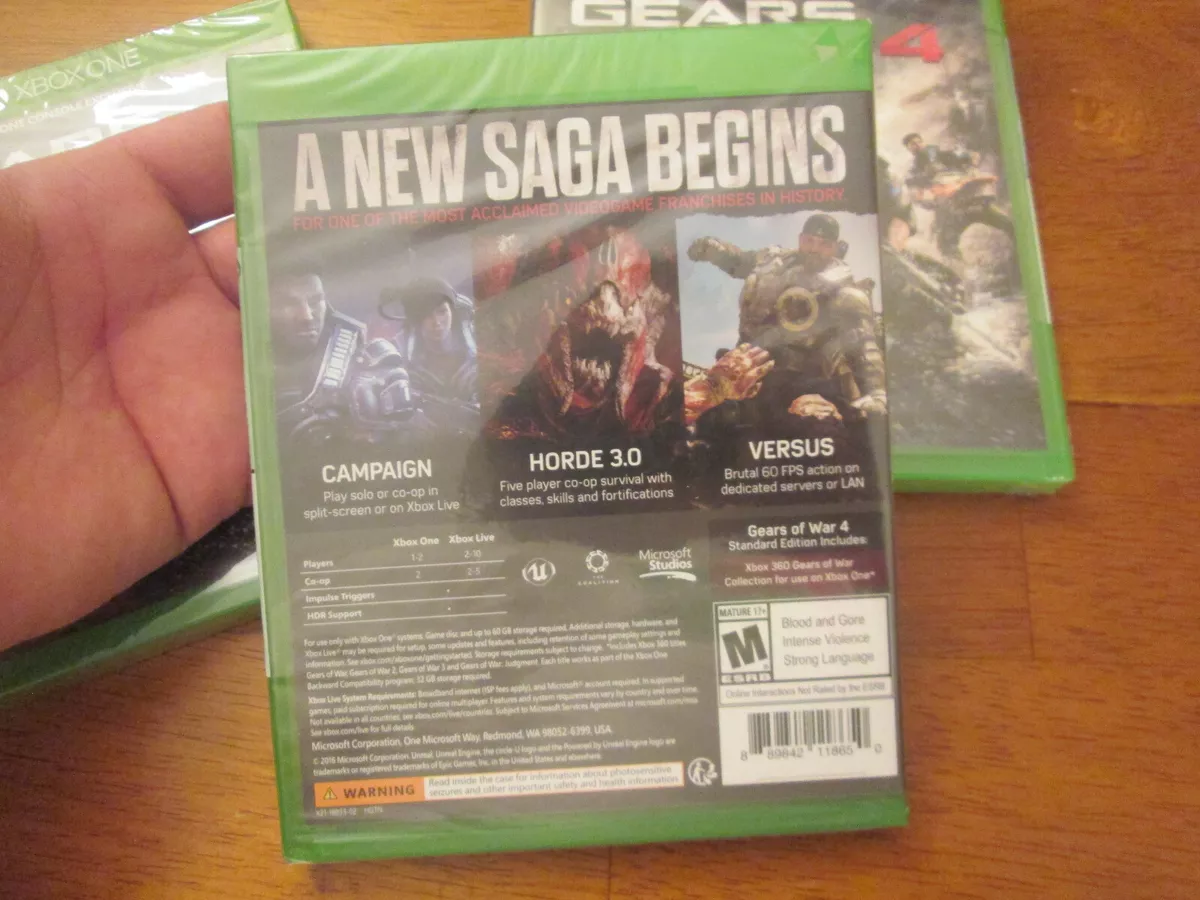 Gears of War 4 (Xbox One, 2016) for sale online