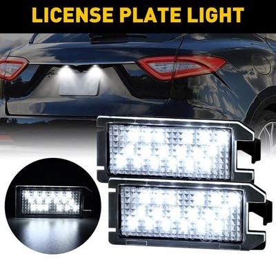LED License Plate Light Lamps For 2015- 17 Dodge Viper 2017-21 Grand 6000K White