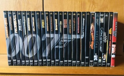 25 DVDs '' 007 James Bond ''   s.u.